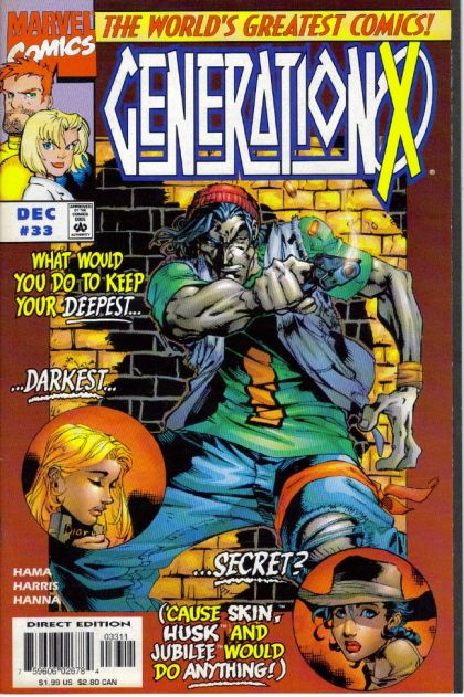 Generation X, Vol. 1 #33A Direct Edition