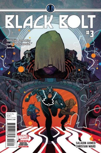 Black Bolt #3A Regular Christian Ward Cover