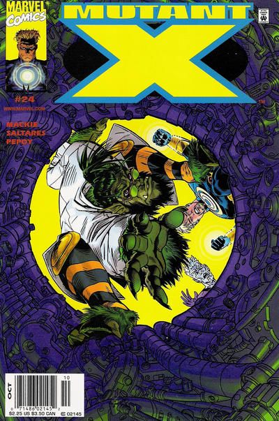 Mutant X #24B Newsstand Edition
