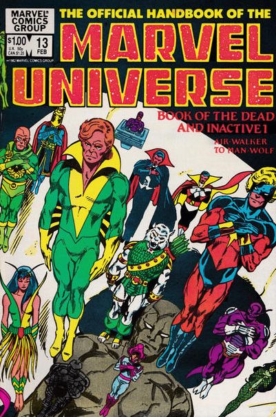 Official Handbook of the Marvel Universe, Vol. 1 #13A Direct Edition