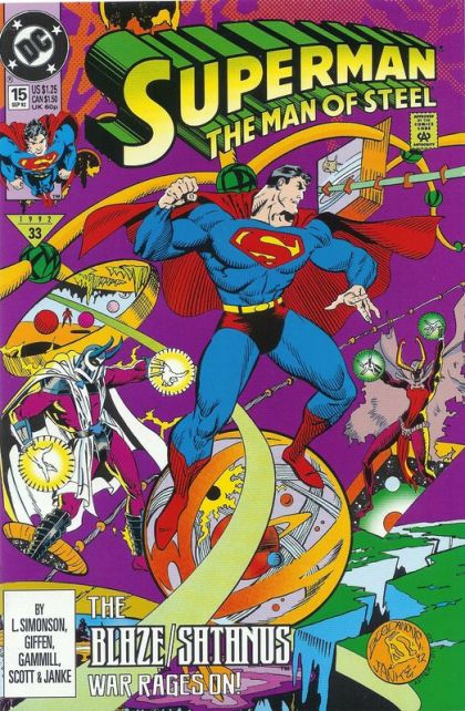 Superman: The Man of Steel #15A Direct Edition