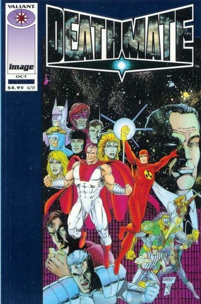 Deathmate #4A Cvr A Blue Cover Var Leeke | Thibert
