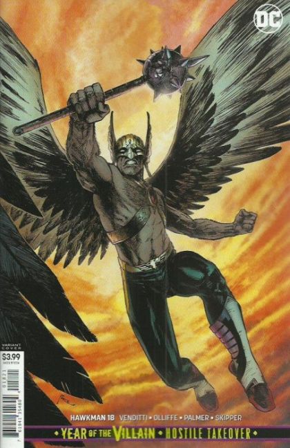 Hawkman, Vol. 5 #18B Variant Richard Pace Cover