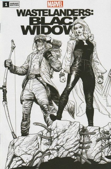Wastelanders: Black Widow #1B Variant Steve McNiven Podcast Connecting Cover