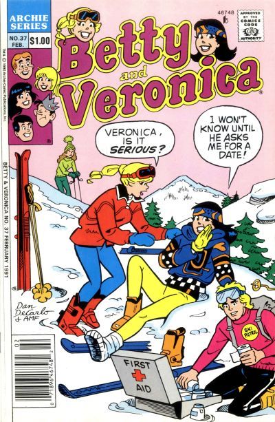 Betty & Veronica, Vol. 1 #37B Newsstand Edition