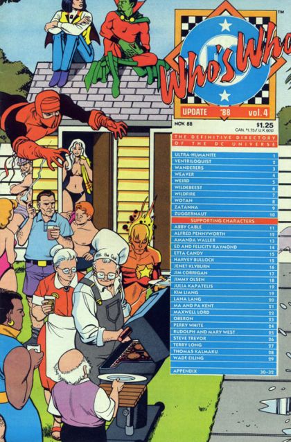 Who's Who: Update '88 #4A Direct Edition