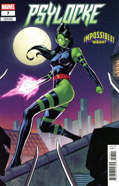 Psylocke, Vol. 2 #7B Michele Bandini Impossible Variant