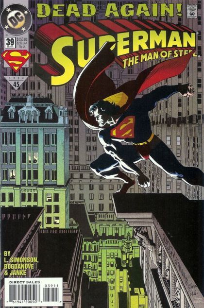 Superman: The Man of Steel #39A Direct Edition