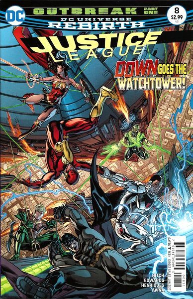 Justice League, Vol. 2 #8A Regular Fernando Pasarin & Matt Ryan Cover