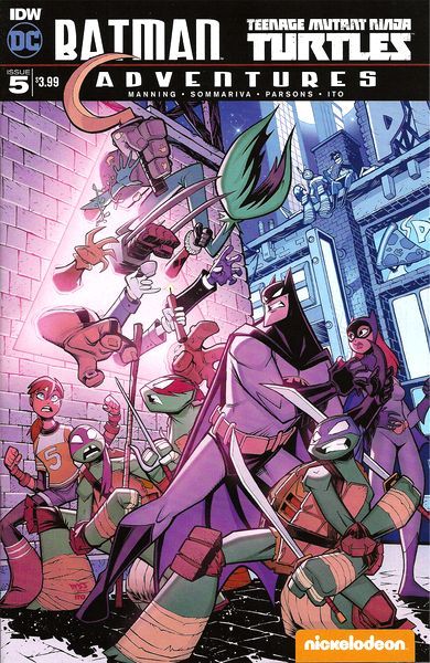 Batman / Teenage Mutant Ninja Turtles Adventures #5A Regular Jon Sommariva Cover