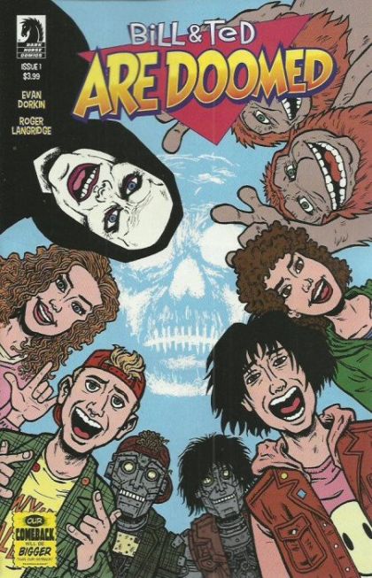 Bill & Ted Are Doomed #1A Regular Evan Dorkin & Sarah Dyer Cover