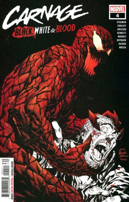 Carnage: Black, White & Blood #4A Regular Ryan Stegman Cover