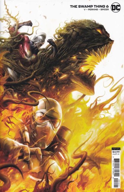 Swamp Thing, Vol. 7 #6B Francesco Mattina Card Stock Variant Cover