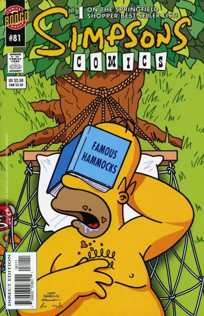 Simpsons Comics #81A Direct Edition