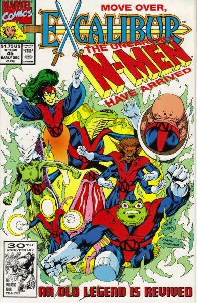 Excalibur, Vol. 1 #45A Direct Edition