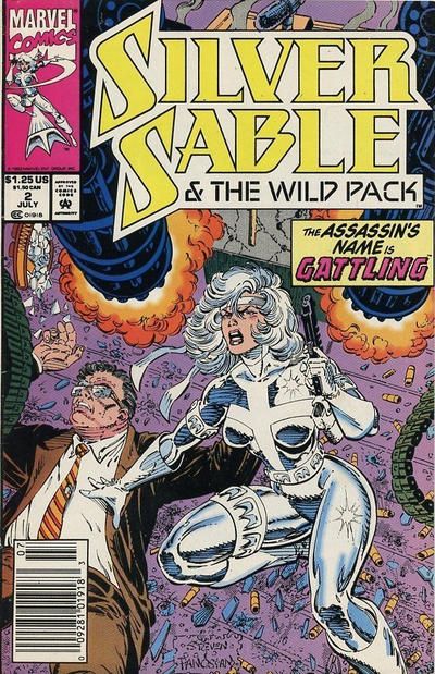 Silver Sable #2B Newsstand Edition