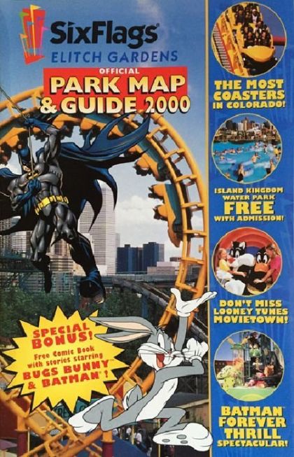 Six Flags Official Park Map & Guide Elitch Gardens