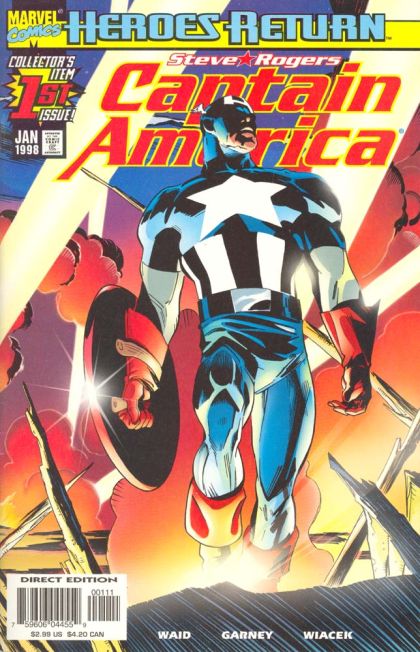 Captain America, Vol. 3 #1A Direct Edition