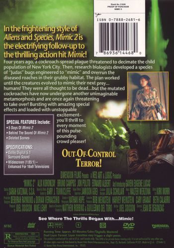 Mimic 2 (2001) - DVD