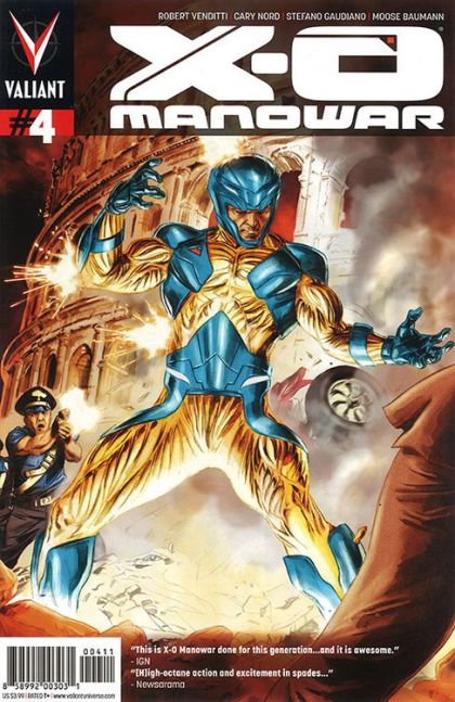 X-O Manowar, Vol. 3 #4A Doug Braithwaite Regular