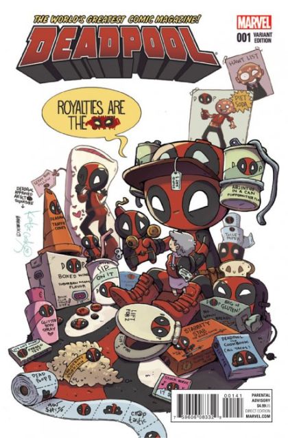 Deadpool, Vol. 5 #1C Incentive Katie Cook Variant Cover