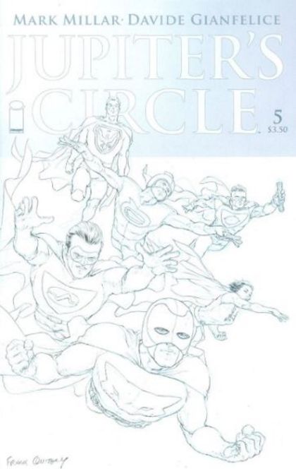 Jupiter's Circle, Vol. 1 #5C Frank Quitely Variant Black & White Cover