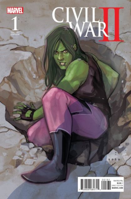 Civil War II #1H Phil Noto "Character - She-Hulk" Variant