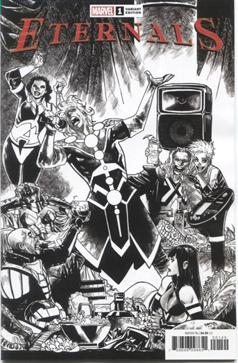 Eternals, Vol. 5 #1AM Per Store Sketch Variant
