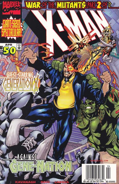 X-Man #50B Newsstand Edition