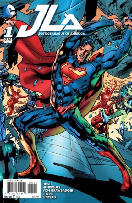 Justice League of America, Vol. 4 #1H Bryan Hitch Superman Cover