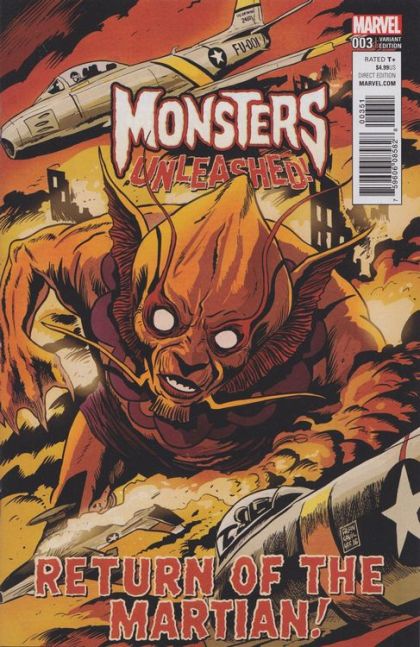 Monsters Unleashed, Vol. 2 #3E Variant Francesco Francavilla 1950s Movie Poster Cover