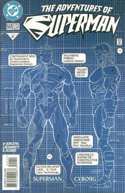 The Adventures of Superman #551A Direct Edition