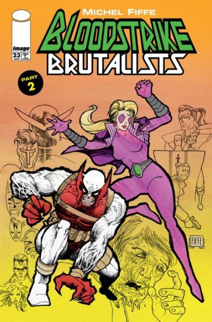 Bloodstrike, Vol. 3 #23A Cover A Regular Michel Fiffe Cover