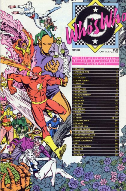Who's Who: The Definitive Directory of the DC Universe #8A Direct Edition