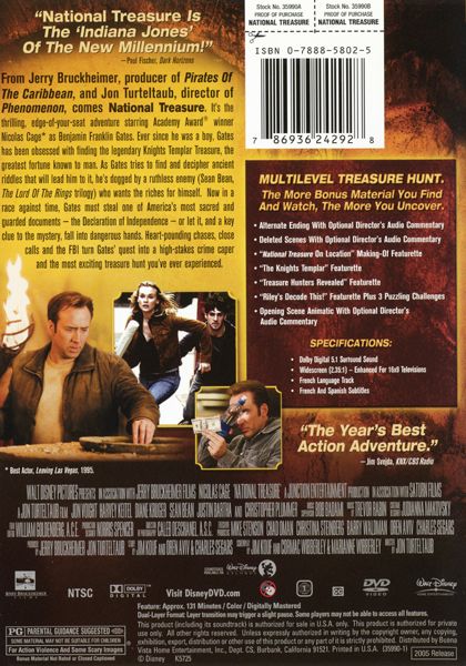 National Treasure (2004) - DVD