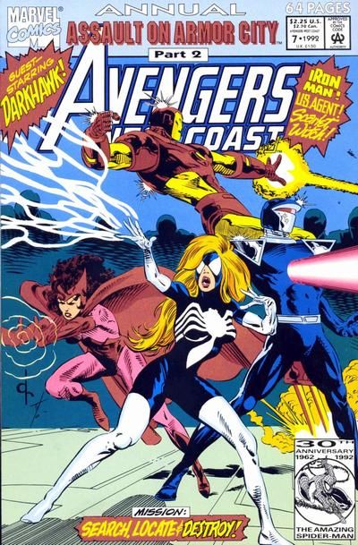 The West Coast Avengers, Vol. 2 Annual #7A Direct Edition