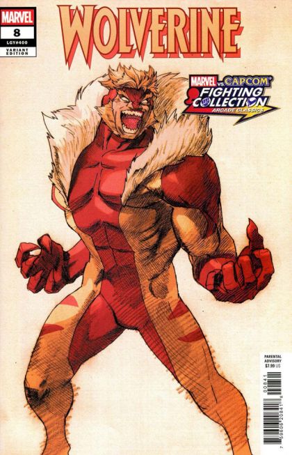 Wolverine, Vol. 8 #8D Bengus Marvel vs. Capcom Variant