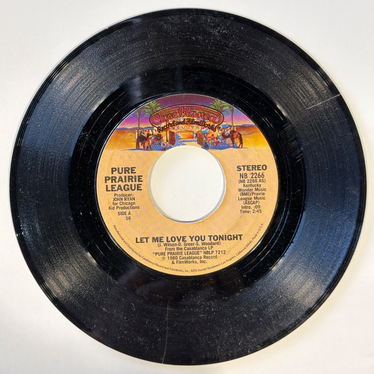 Pure Prairie League - Let Me Love You Tonight (1980) - Vinyl