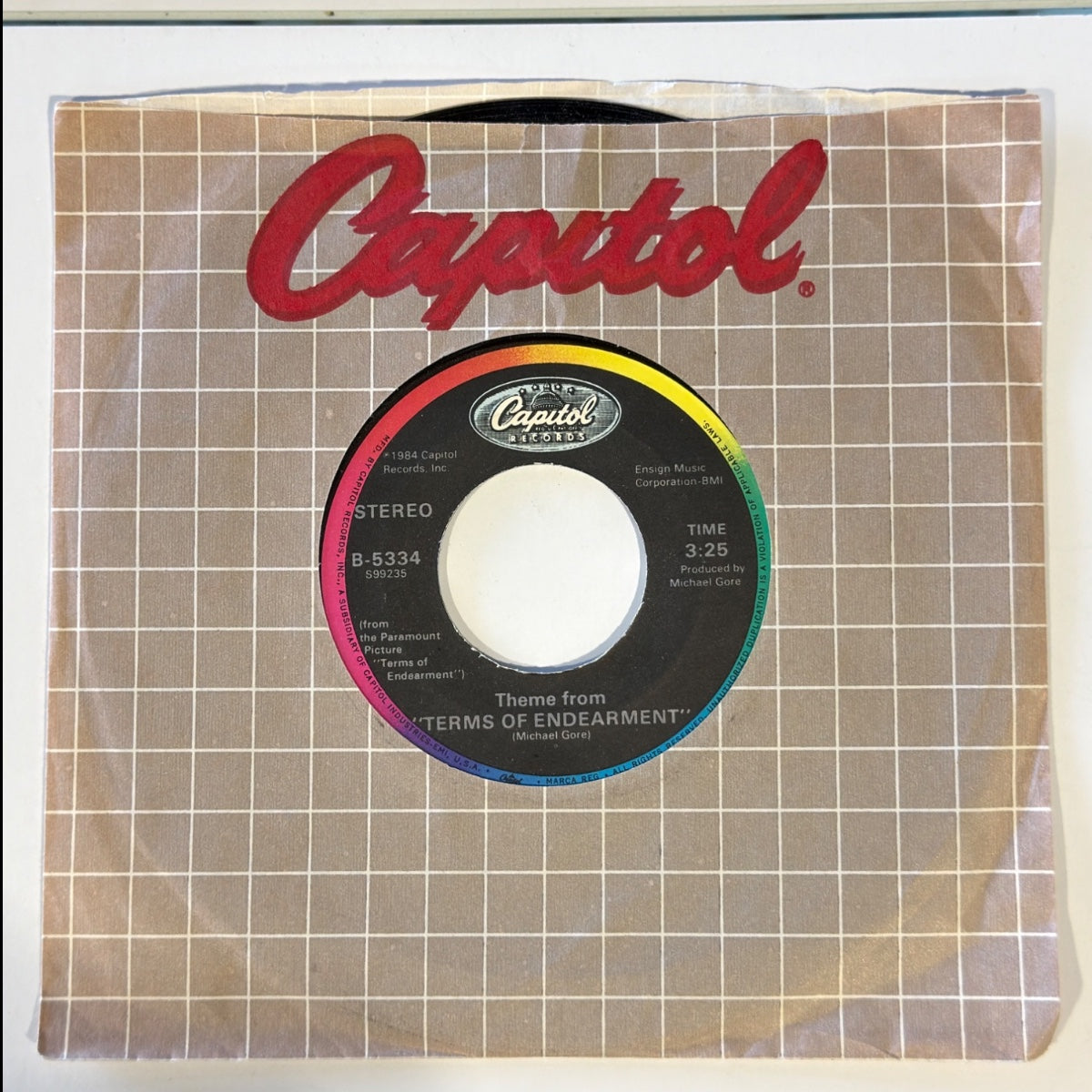 Michael Gore - Theme from Terms of Endearment (1984) - Vinyl