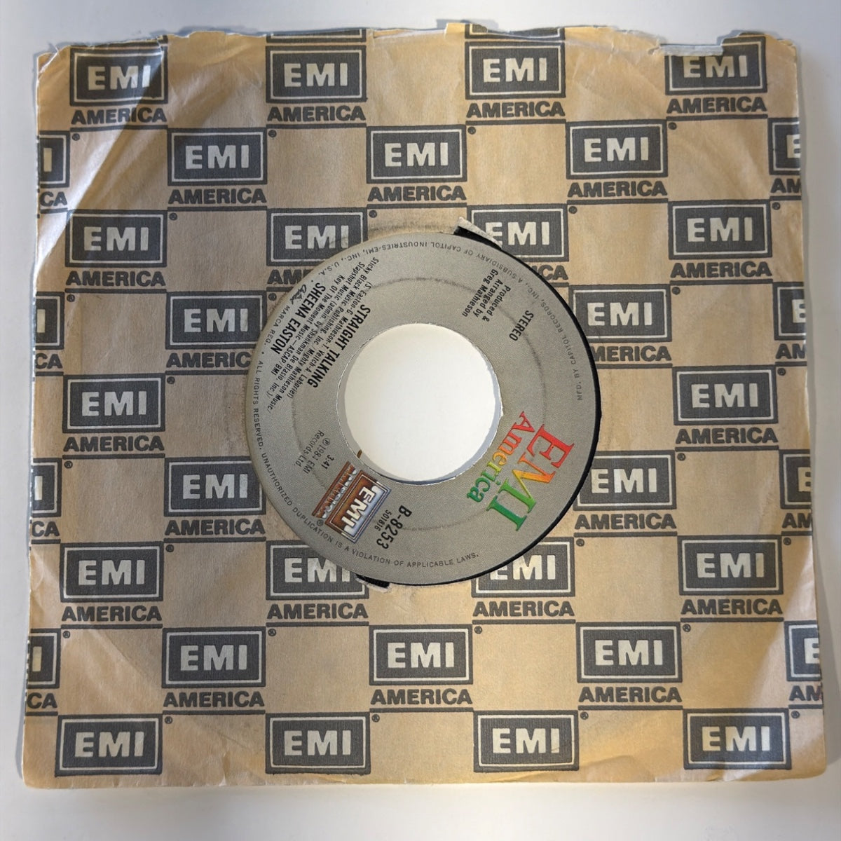 SHEENA EASTON - STRAIGHT TALKING (1984) - Vinyl