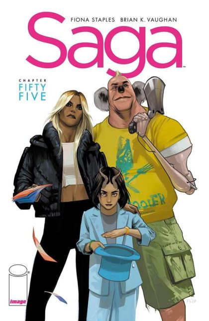 Saga #55 Regular Fiona Staples Cover