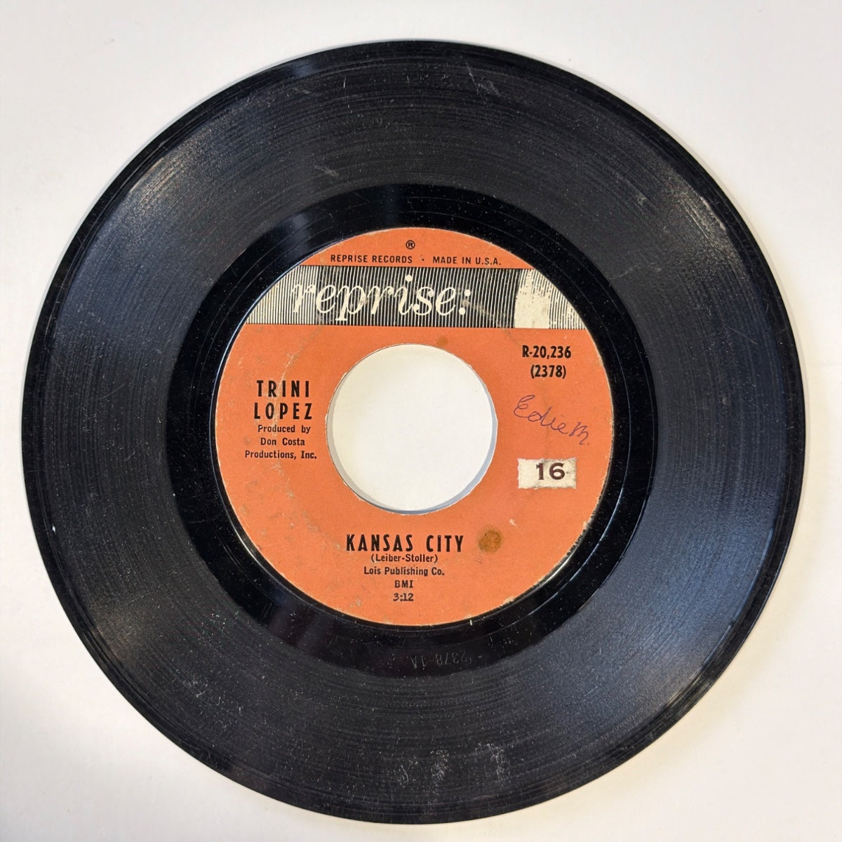 Trini Lopez - Kansas City (1963) - Vinyl