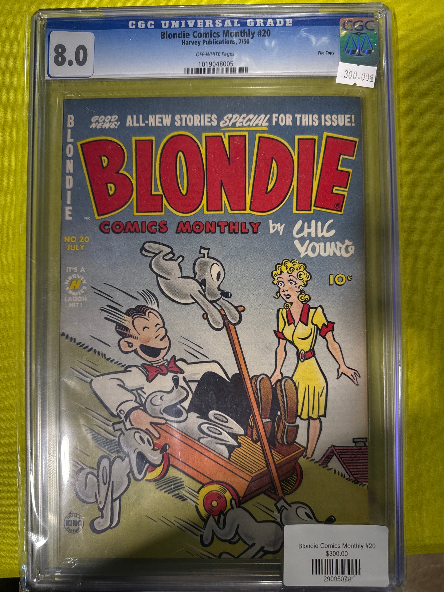 Blondie Comics Monthly #20 CGC 8.0