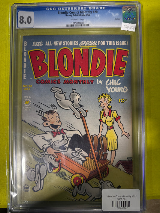 Blondie Comics Monthly #20 CGC 8.0