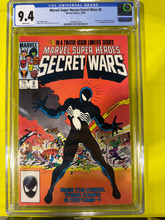 Marvel Super Heroes Secret Wars #8 CGC 9.4