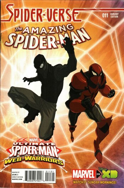 The Amazing Spider-Man, Vol. 3 #11B Jeff Wamester Marvel Animation Spider-Verse Variant Cover