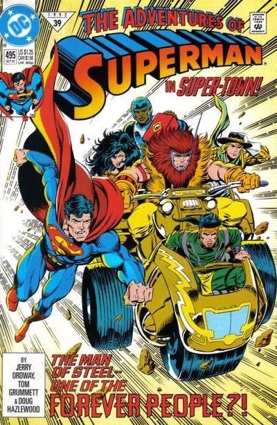 The Adventures of Superman #495A Direct Edition