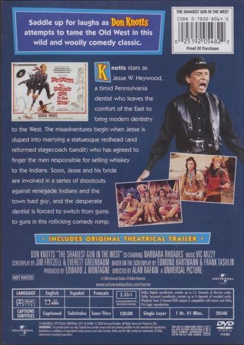 The Shakiest Gun in the West (1968) - DVD