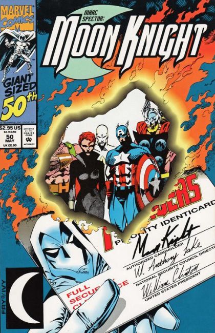 Marc Spector: Moon Knight, Vol. 1 #50 First Printing