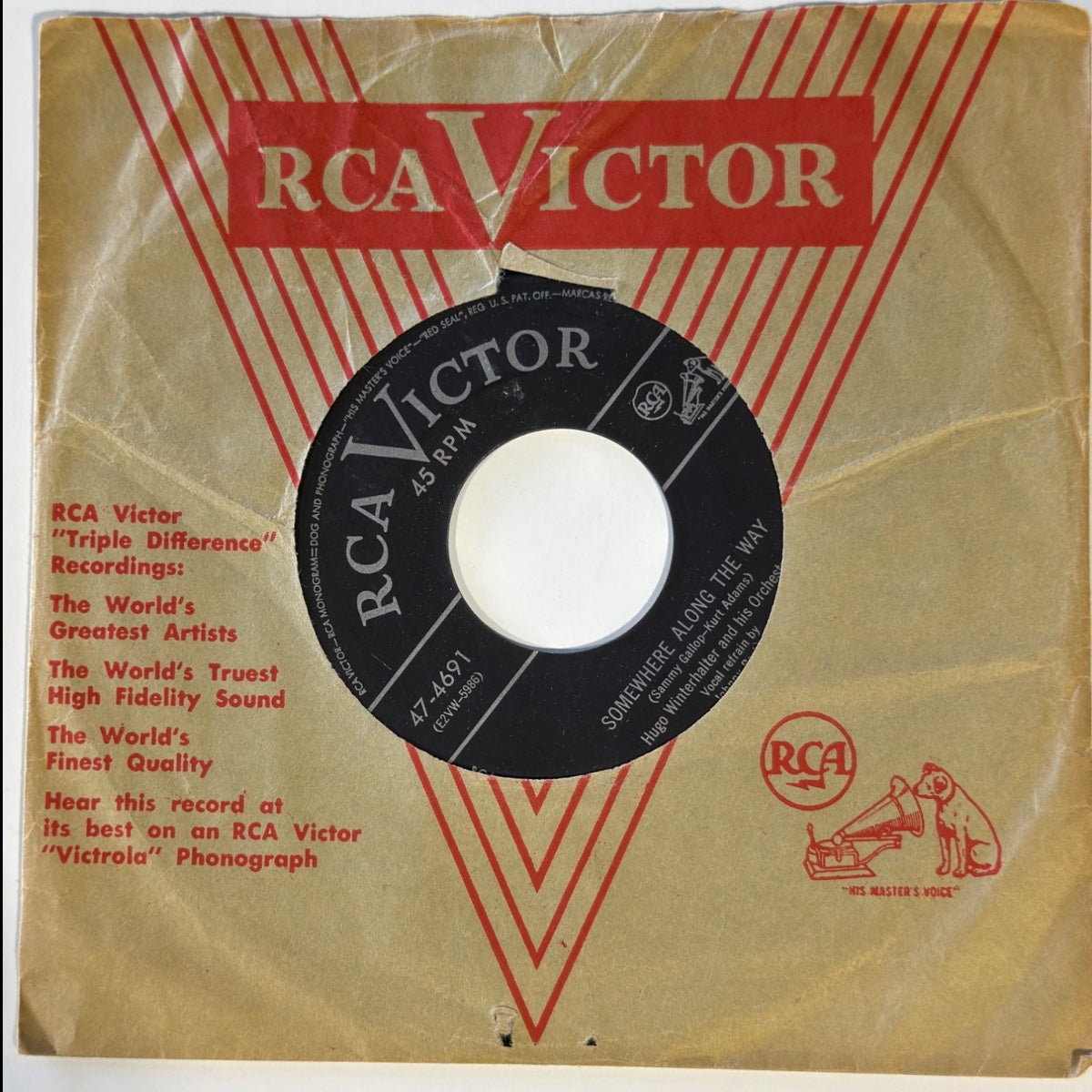 Hugo Winterhalter and his Orchestra - Somewhere Along The Way (1952) - Vinyl